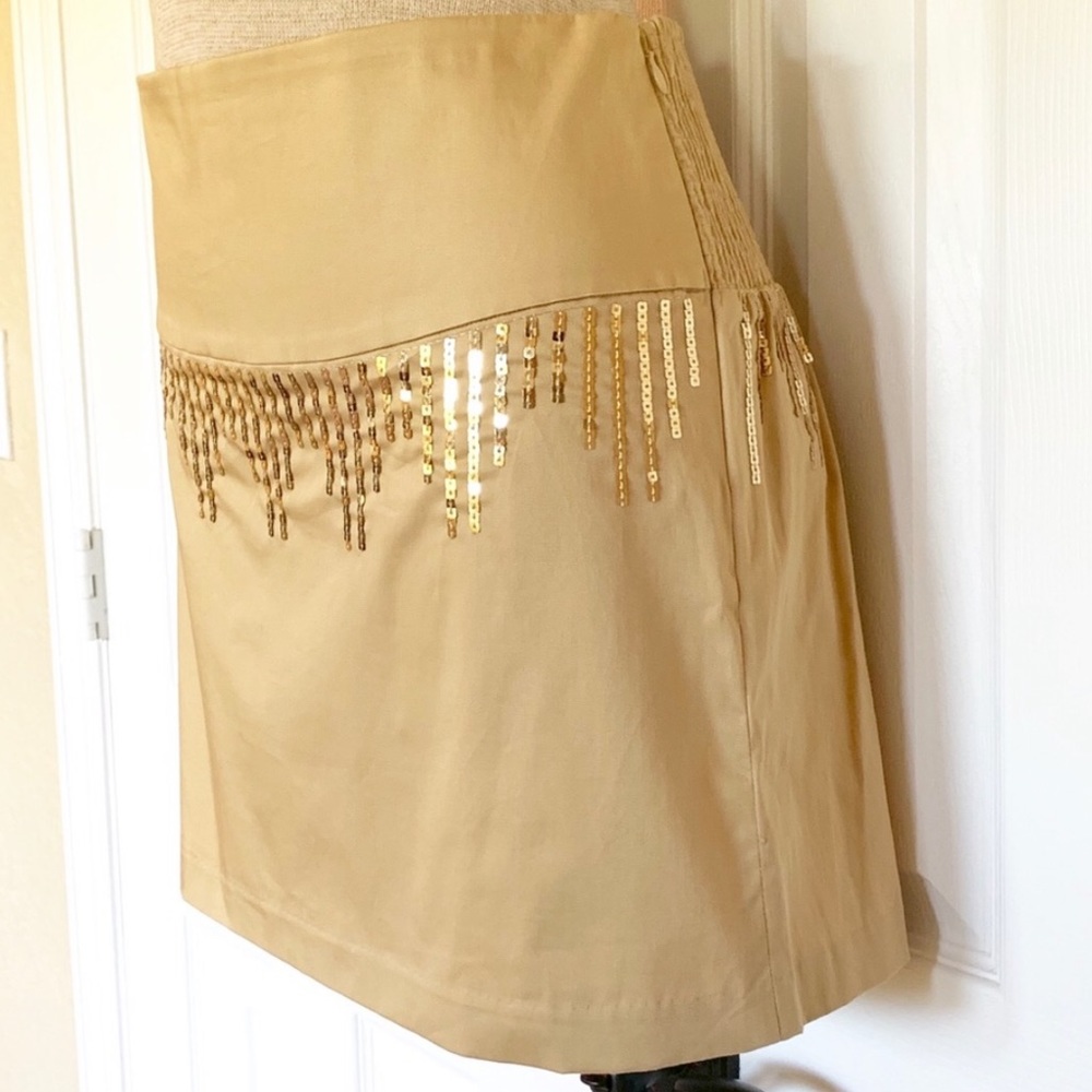 Gold Sequin Skirt